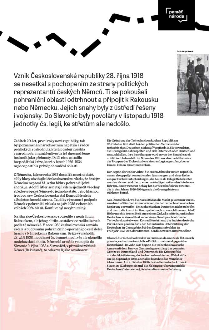 Výstava „Rok 1945 na Slavonicku“ - panel 2