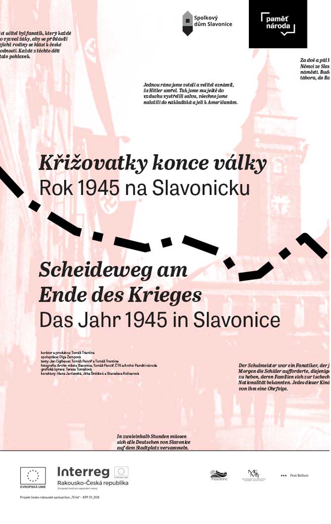 Výstava „Rok 1945 na Slavonicku“ - panel 1
